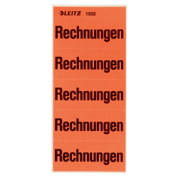 1502 Inhaltsschild Rechnungen, selbstklebend, 100...