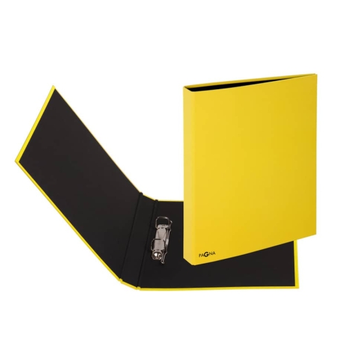 Ringbuch Basic Colours - A4, 2-Ring, Ring-Ø 20mm, gelb