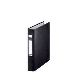 4213 Standard Ringbuch - A5, 25mm, 2 Ringe, PP, schwarz