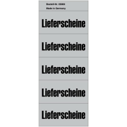 Inhaltsschilder Lieferscheine - Beutel mit 100...