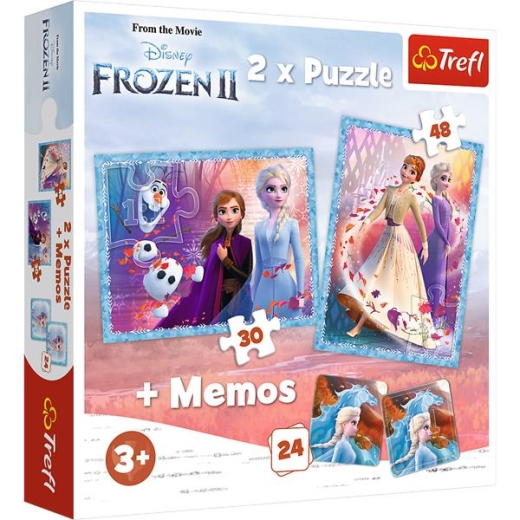 Disney Frozen 2 Puzzle und Memo 2in1 30+48 Teile