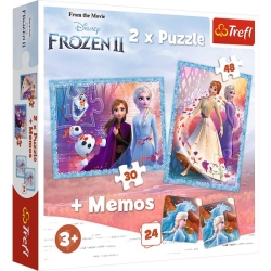 Disney Frozen 2 Puzzle und Memo 2in1 30+48 Teile