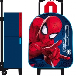 Spider Man 3D Trolley Rucksack Friends Around