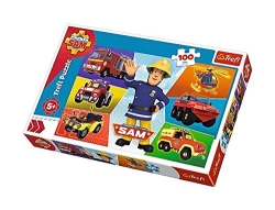 Feuerwehrmann Sam Fahrzeuge Puzzle 100 Teile