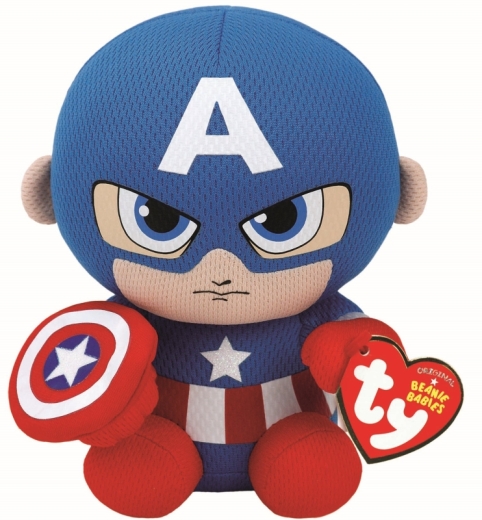 Ty 41189 Marvel Captain America Plüschfigur