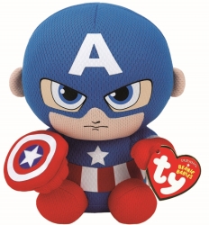 Ty 41189 Marvel Captain America Plüschfigur