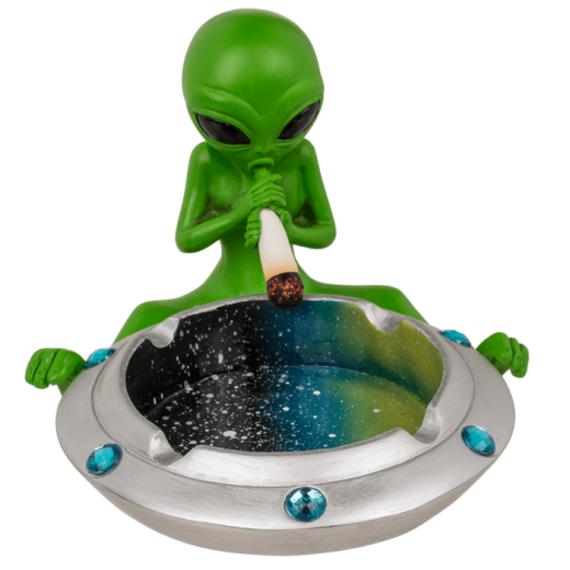 Alien mit Joint Aschenbecher