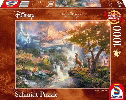Disney Bambi 1000 Teile Puzzle Thomas Kinkade