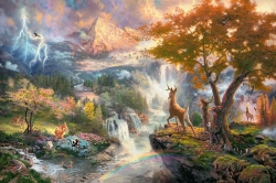 Disney Bambi 1000 Teile Puzzle Thomas Kinkade