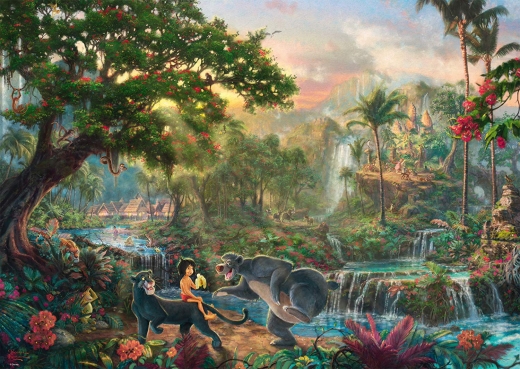 Disney Dschungelbuch 1000 Teile Puzzle Thomas