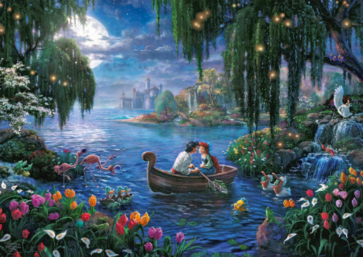 Thomas Kinkade The little Mermaid and Prince Eric