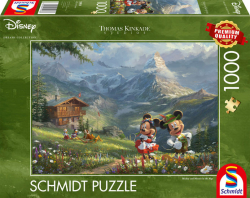 Disney Mickey & Minnie in den Alpen 1000 Teile