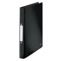 4566 Ringbuch Solid - A4, PP, 2 Ringe, 25 mm, schwarz