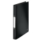 4566 Ringbuch Solid - A4, PP, 2 Ringe, 25 mm, schwarz