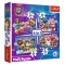 Paw Patrol Film 4 in 1 Puzzle 35 48 54 70 Teile