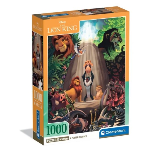 1000 Teile Puzzle Disney Compact König der Löwen