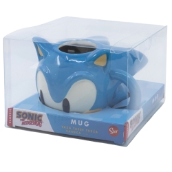 Sonic Head 3D Tasse