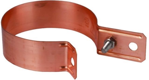 DEHN Regenrohrschelle D 100mm Cu