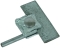 DEHN Falzklemme St/tZn Klemmbereich 0,7-8mm m. Klemmbock