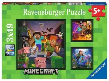Minecraft Biomes Puzzle 3 x 49 Teile