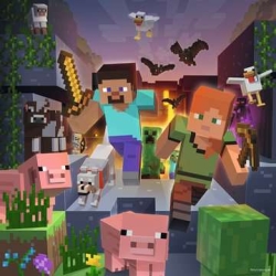 Minecraft Biomes Puzzle 3 x 49 Teile