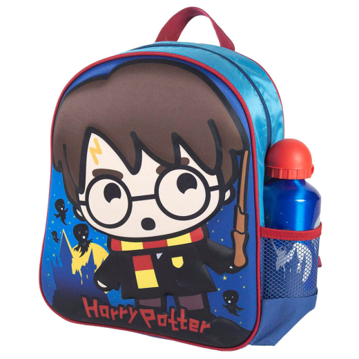 Harry Potter 3D Rucksack mit Trinkflasche