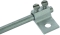 DEHN Klemmschuh Al mit Bohrung 10,5mm f Rd 7-10mm
