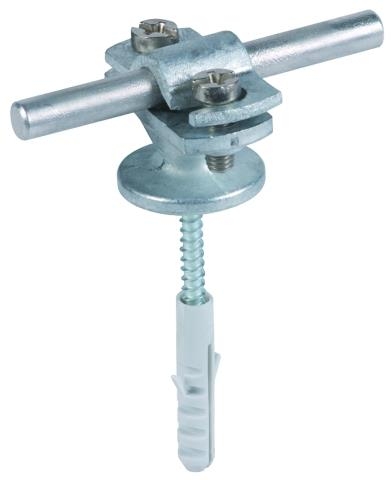 DEHN Leitungshalter mit Abdeckbund ZG für Rd 7-10mm St/tZn