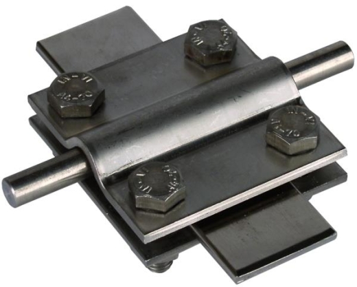 DEHN Kreuzstück NIRO V4A für Fl 30/30mm Rd 8-10/Fl 30mm