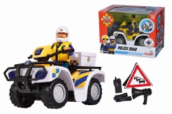 Simba 109251093 Feuerwehrmann Sam Polizei Quad