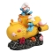 Schlumpfine und Schlumpf mit U Boot Deko Figur