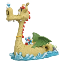 Schlümpfe auf dem Wasserdrachen Figur