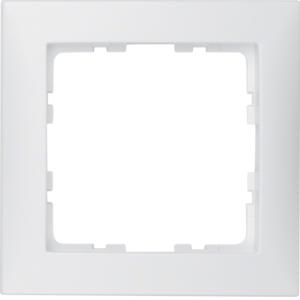 BERKER Abdeckrahmen 10119909 1fach polarweiss matt