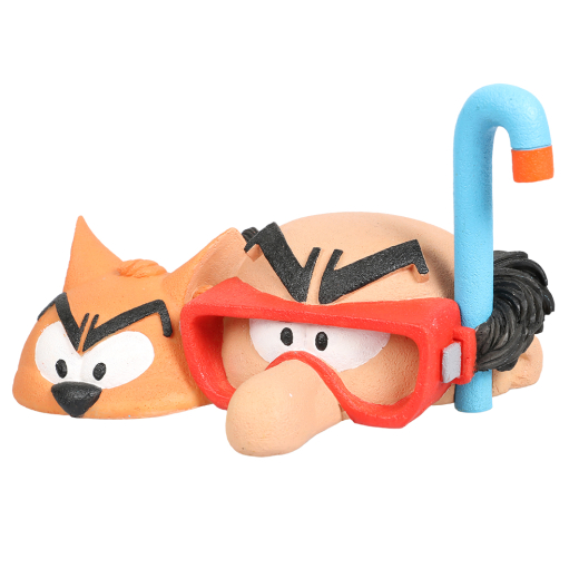 Schlümpfe: Gargamel & Azrael mit Schnorchel Deko