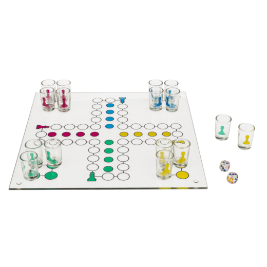 Ludo Glas Trinkspiel