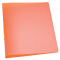 Ringbuch transparent - A4, 2-Ring, Ring-Ø 25 mm, orange-transparent