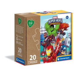 Clementoni 24775 Marvel Superhelden 2 x 20 Teile