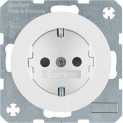 BERKER SCHUKO-Steckdose 47232089 polarweiss glänzend