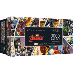 Marvel Across The Comic Universe UFT Puzzle 9000