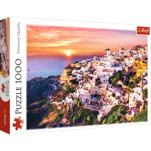 Sonnenuntergang über Santorini Puzzle 1000 Teile