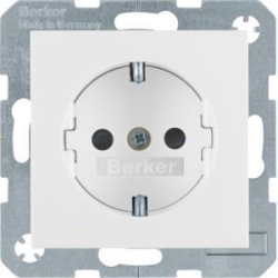 BERKER SCHUKO-Steckdose 47231909 polarweiss matt