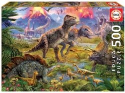 Educa Puzzle 9215969 Dinosaur Gathering 500 Teile