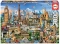 Educa Puzzle 9217697 Europe Landmarks Teile Puzzle