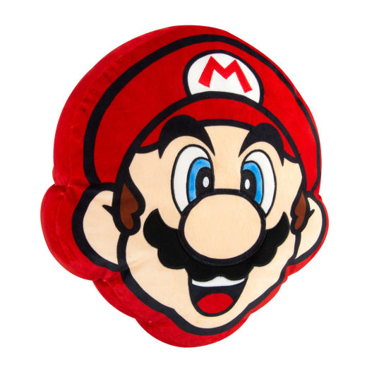 Nintendo Plüsch Super Mario Head Plüschkissen