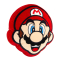 Nintendo Plüsch Super Mario Head Plüschkissen