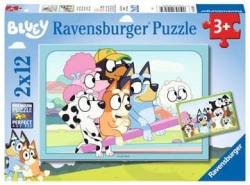 Spaß mit Bluey Puzzle 2 x 12 Teile
