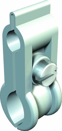 OBO BETTERMANN Spanndrahtschelle 4024 9-16mm lichtgrau