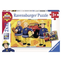 Feuerwehrmann Sam Puzzle 2x12 Teile