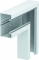OBO BETTERMANN Flachwinkel GK-F70130RW reinweiss 70x130mm
