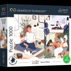 Yoga Cats & Coffee: Peace of Mind / ADOBE
